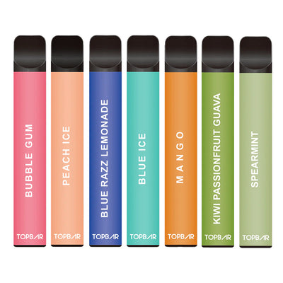 Top Bar Disposable 600 Puffs Vape Bars