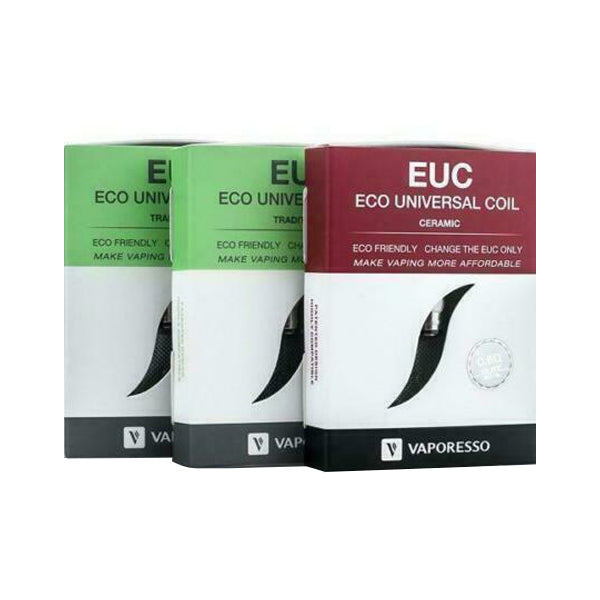 Vaporesso EUC Eco Universal Ceramic, Traditional and Mesh Replacement Coils
